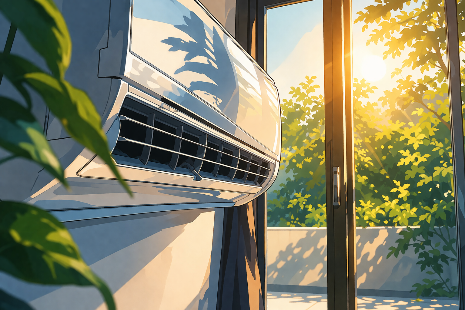 Sacrificial anode clamped to the suction line on a residential system